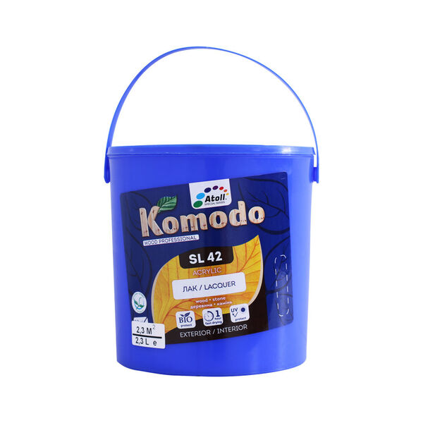 2.3ლ ხის ლაქი ნახევრად მქრქალი KOMODO SL-42 2.3ლ ხის ლაქი ნახევრად მქრქალი KOMODO SL-42