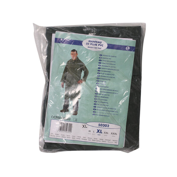 საწვიმარი ლაბადა XL მწვანე 50302 COVERGUARD საწვიმარი ლაბადა XL მწვანე 50302 COVERGUARD