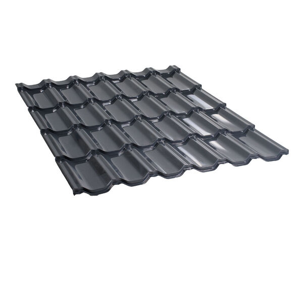 მეტალოკრამიტი ფერადი თუნუქის სახურავი 0.45X1200 პრიალა RAL 7024 NOVA მეტალოკრამიტი ფერადი თუნუქის სახურავი 0.45X1200 პრიალა RAL 7024 NOVA
