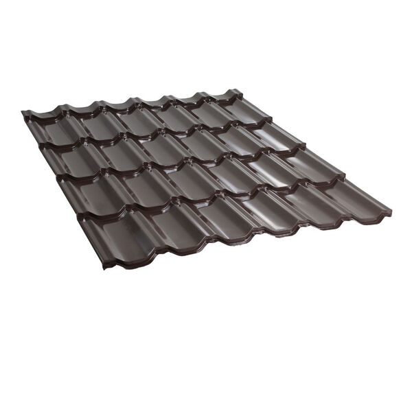 მეტალოკრამიტი ფერადი თუნუქის სახურავი 0.4X1200 პრიალა RAL 8019 NOVA მეტალოკრამიტი ფერადი თუნუქის სახურავი 0.4X1200 პრიალა RAL 8019 NOVA