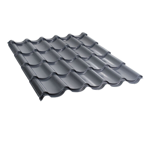 მეტალოკრამიტი ფერადი თუნუქის სახურავი 0.45X1180 პრიალა RAL 7024 NOVA მეტალოკრამიტი ფერადი თუნუქის სახურავი 0.45X1180 პრიალა RAL 7024 NOVA