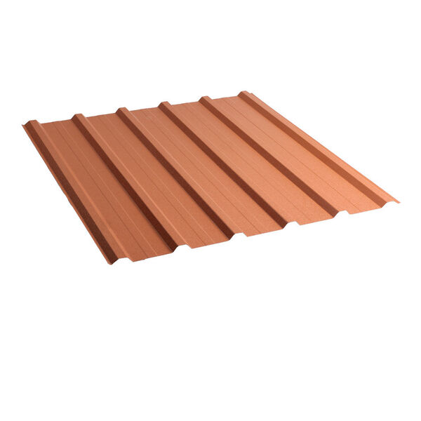 პროფილირებული ფერადი თუნუქის სახურავი 0.5X1140 ხაოიანი RAL8004 NOVA პროფილირებული ფერადი თუნუქის სახურავი 0.5X1140 ხაოიანი RAL8004 NOVA