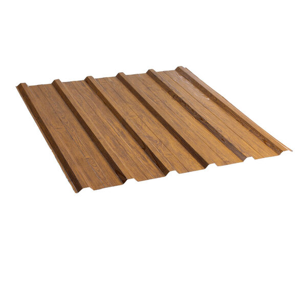 პროფილირებული ფერადი თუნუქის სახურავი 0.5X1140 ხაოიანი WOOD NOVA პროფილირებული ფერადი თუნუქის სახურავი 0.5X1140 ხაოიანი WOOD NOVA