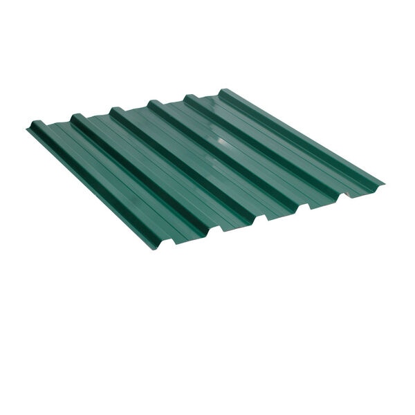 პროფილირებული ფერადი თუნუქის სახურავი 0.4X1090 პრიალა RAL6005 NOVA პროფილირებული ფერადი თუნუქის სახურავი 0.4X1090 პრიალა RAL6005 NOVA