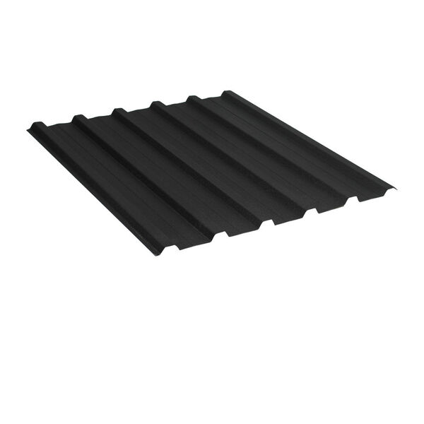 პროფილირებული ფერადი თუნუქის სახურავი 0.5X1090 ხაოიანი RAL9005 NOVA პროფილირებული ფერადი თუნუქის სახურავი 0.5X1090 ხაოიანი RAL9005 NOVA