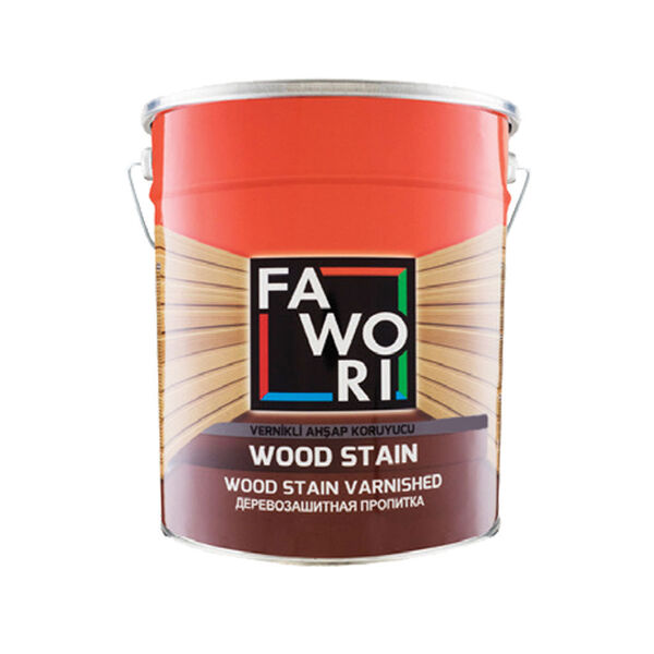 2.5ლ ხის ლაქი შინდისფერი FAWORI WOOD STAIN KIZIL 2.5ლ ხის ლაქი შინდისფერი FAWORI WOOD STAIN KIZIL