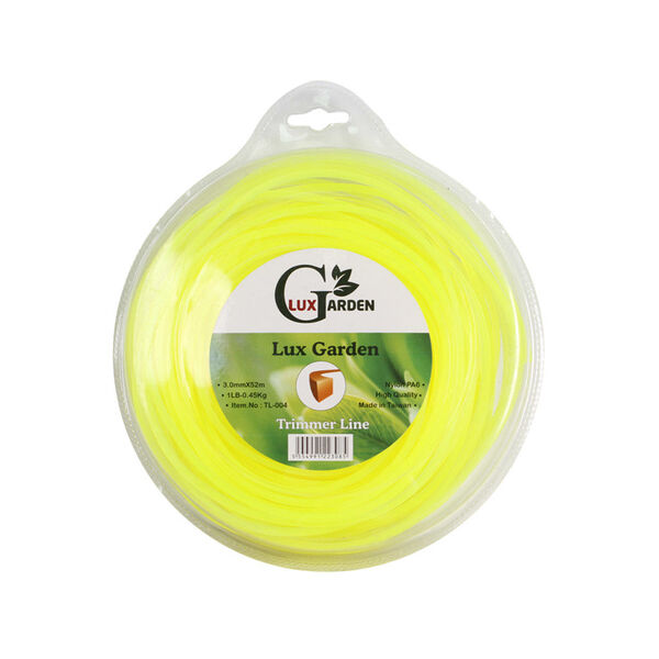 ტრიმერის ძუა 3.0mmX52m,Square Lux Garden TL-004 ტრიმერის ძუა 3.0mmX52m,Square Lux Garden TL-004