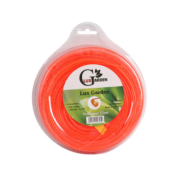 ტრიმერის ძუა 3.0 მმX56 მ Round Lux Garden TL-001 ტრიმერის ძუა 3.0 მმX56 მ Round Lux Garden TL-001