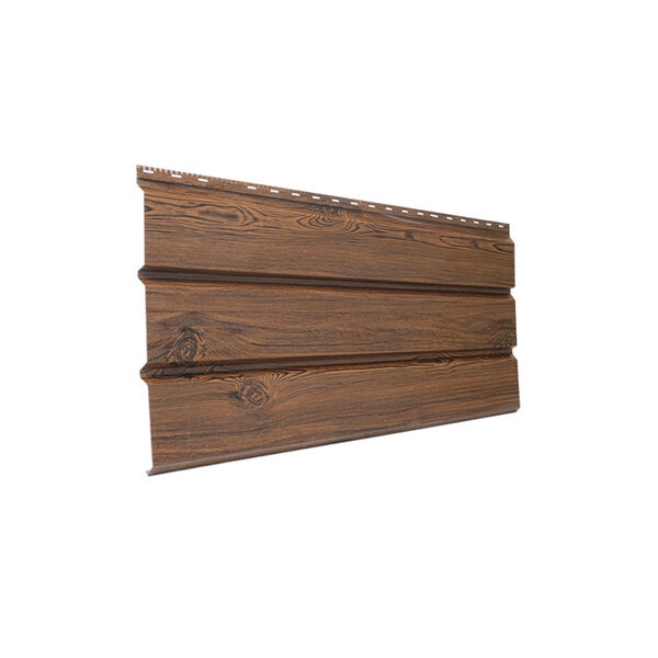 84-იანი ფერადი თუნუქის საიდინგი 0.5X345 ხაოიანი WOOD DARK NOVA 84-იანი ფერადი თუნუქის საიდინგი 0.5X345 ხაოიანი WOOD DARK NOVA