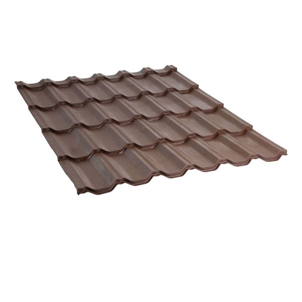 მეტალოკრამიტი ფერადი თუნუქის სახურავი 0.4X1200 ხაოიანი RAL 8019 NOVA მეტალოკრამიტი ფერადი თუნუქის სახურავი 0.4X1200 ხაოიანი RAL 8019 NOVA