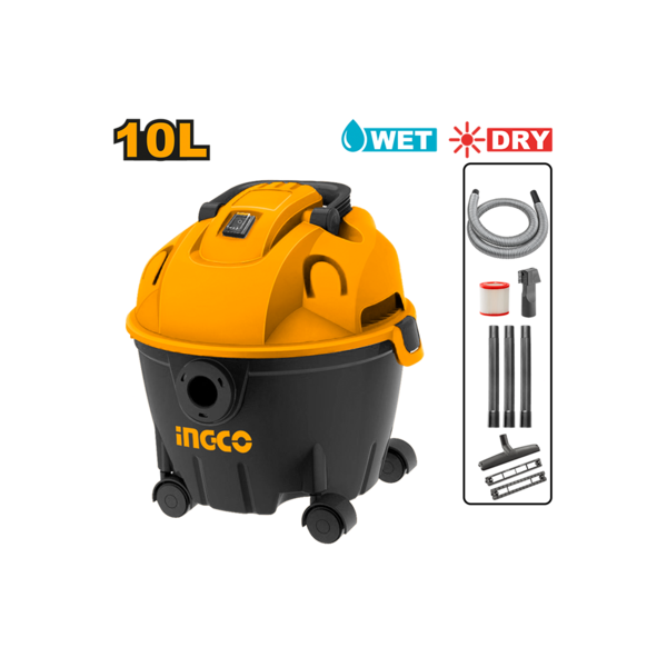 მტვერსასრუტი 1200 W/10 ლ (VC12101) INGCO მტვერსასრუტი 1200 W/10 ლ (VC12101) INGCO