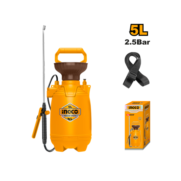 მექანიკური შესაწამლი აპარატი 5 ლ (HSPP30502) Proline INGCO მექანიკური შესაწამლი აპარატი 5 ლ (HSPP30502) Proline INGCO
