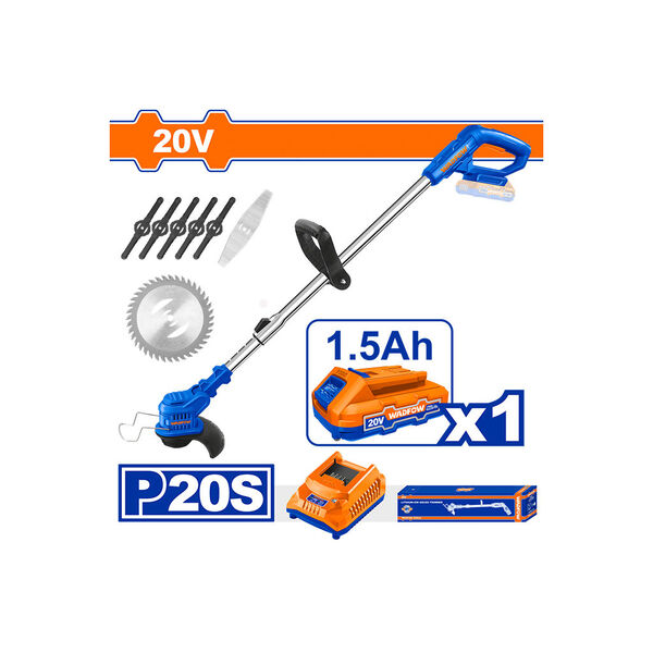 უსადენო ბალახის სათიბი 20V -1.5A (WGTP511) WADFOW უსადენო ბალახის სათიბი 20V -1.5A (WGTP511) WADFOW