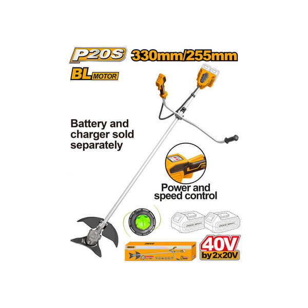 ბუჩქის საკრეჭი ხელსაწყო 20+20 V (CSTLI20018) Lithium INGCO ბუჩქის საკრეჭი ხელსაწყო 20+20 V (CSTLI20018) Lithium INGCO