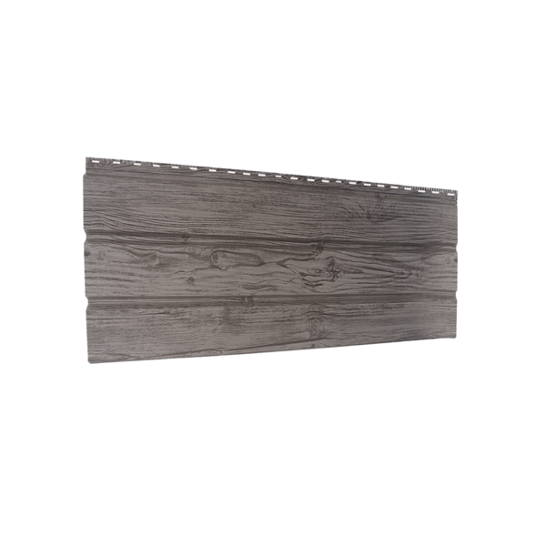 84-იანი ფერადი თუნუქის საიდინგი 0.4X345 ხაოიანი WOOD GREY NOVA 84-იანი ფერადი თუნუქის საიდინგი 0.4X345 ხაოიანი WOOD GREY NOVA