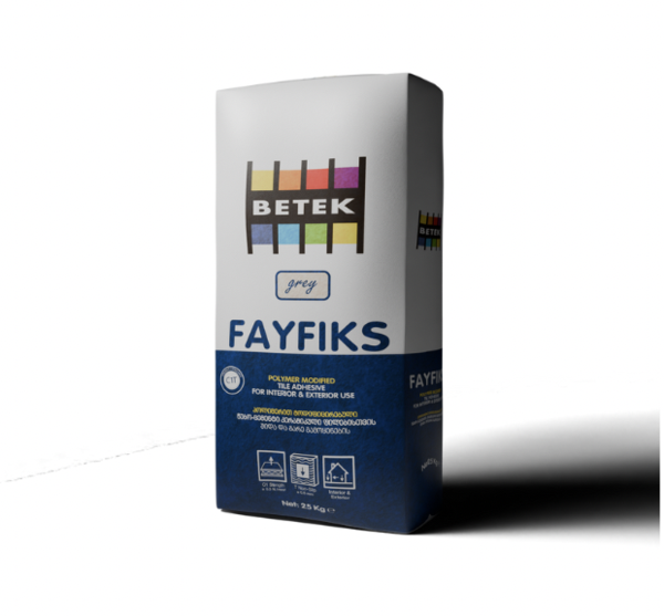 წებო - ცემენტი, სტანდარტი 25 კგ BETEK FAYFIKS წებო - ცემენტი, სტანდარტი 25 კგ BETEK FAYFIKS