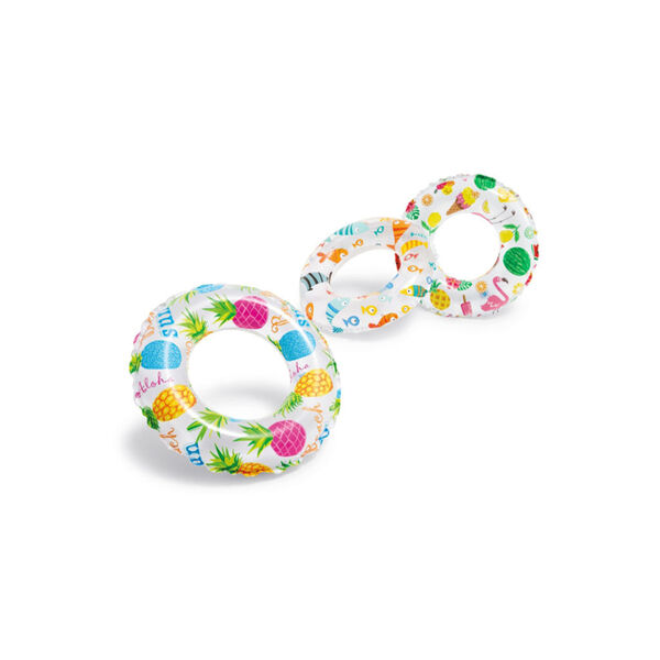 გასაბერი რგოლი LIVELY PRINT SWIM RINGS 51cm (59230NP) გასაბერი რგოლი LIVELY PRINT SWIM RINGS 51cm (59230NP)