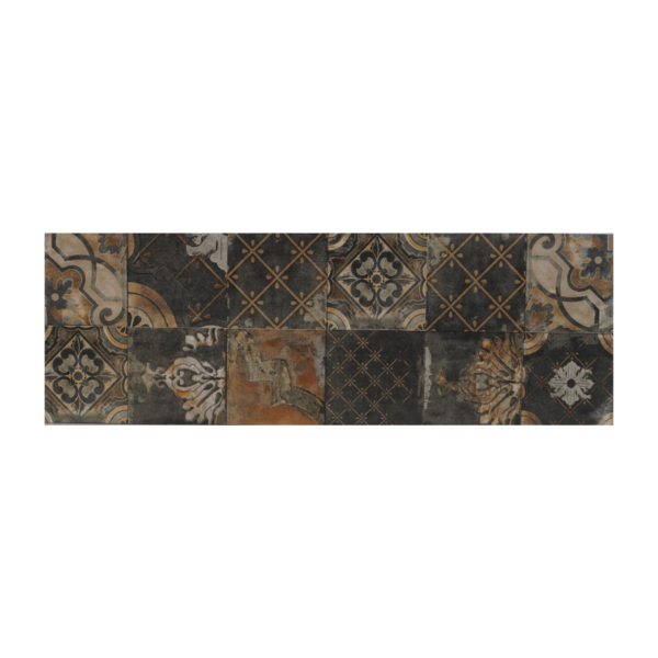 კერამიკული ფილა 30X90 Sokodo (graphite) Cream Decor, Grade A (26843) კერამიკული ფილა 30X90 Sokodo (graphite) Cream Decor, Grade A (26843)